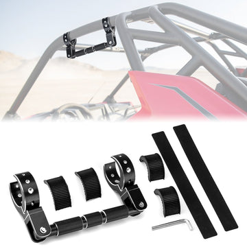 1PC UTV 1 - 2" Round Fit Roll Cage Grab Handle for Polaris RZR Maverick X3 Talon KRX - WeiSen - 80110003