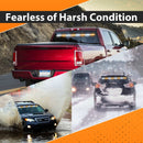 1Pcs 35" Universal Interior Windscreen 144LEDs Amber White Emergency Hazard Warning Strobe Light for SUV Truck Jeep - WeiSen - 70207014