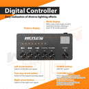 1pcs 35" Universal Interior Windscreen 48LEDs Amber White Emergency Hazard Warning Strobe Light - WeiSen - 70207008