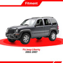 2002 - 2007 Jeep Liberty Vehicle - Side Custom 4 - Pin Trailer Wiring Harness With Plug & Play Connector - WeiSen - 70206086