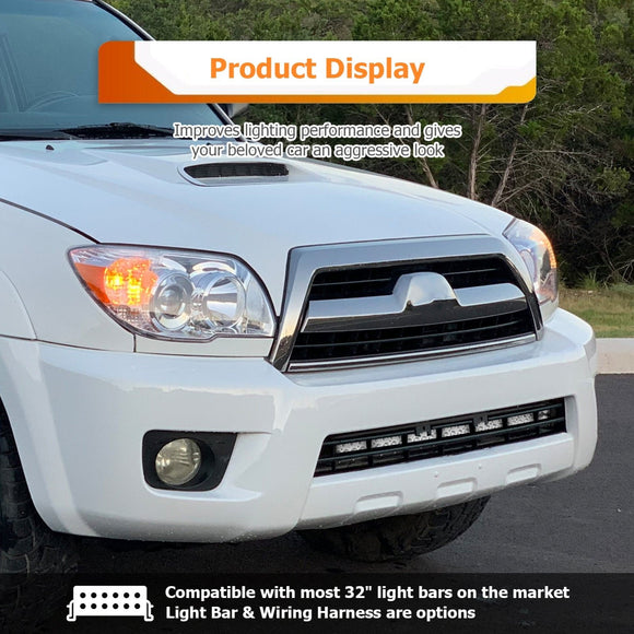2003 - 2009 Toyota 4Runner Front Bumper Lower Grill Hidden 32" Straight Light Bar Mounting Bracket - WeiSen - 70102052