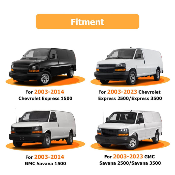 2003 - 2025 Chevrolet Express 2500 3500 Plug&Play 4 - Pin Trailer Wiring Harness - WeiSen - 70206054
