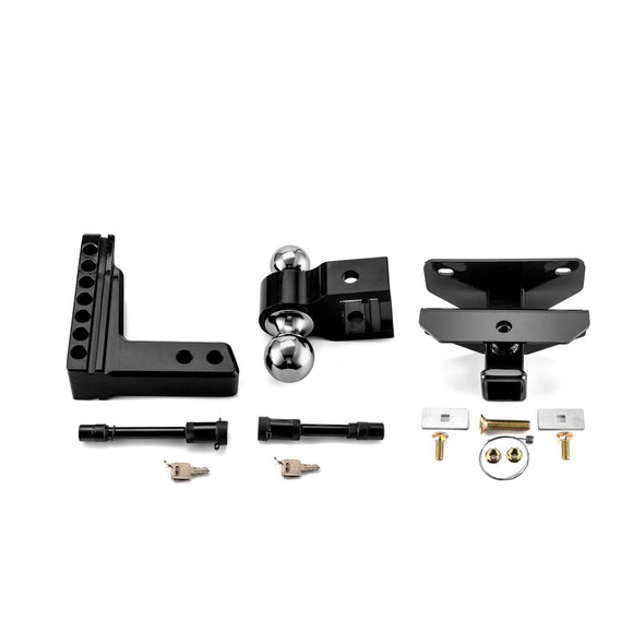 2003 - 2023 Dodge Ram 1500 2500 3500 Classic Class 3 Rear Trailer Hitch & Adjustable Trailer Hitch Ball Mount - WeiSen - 70108006+70304025