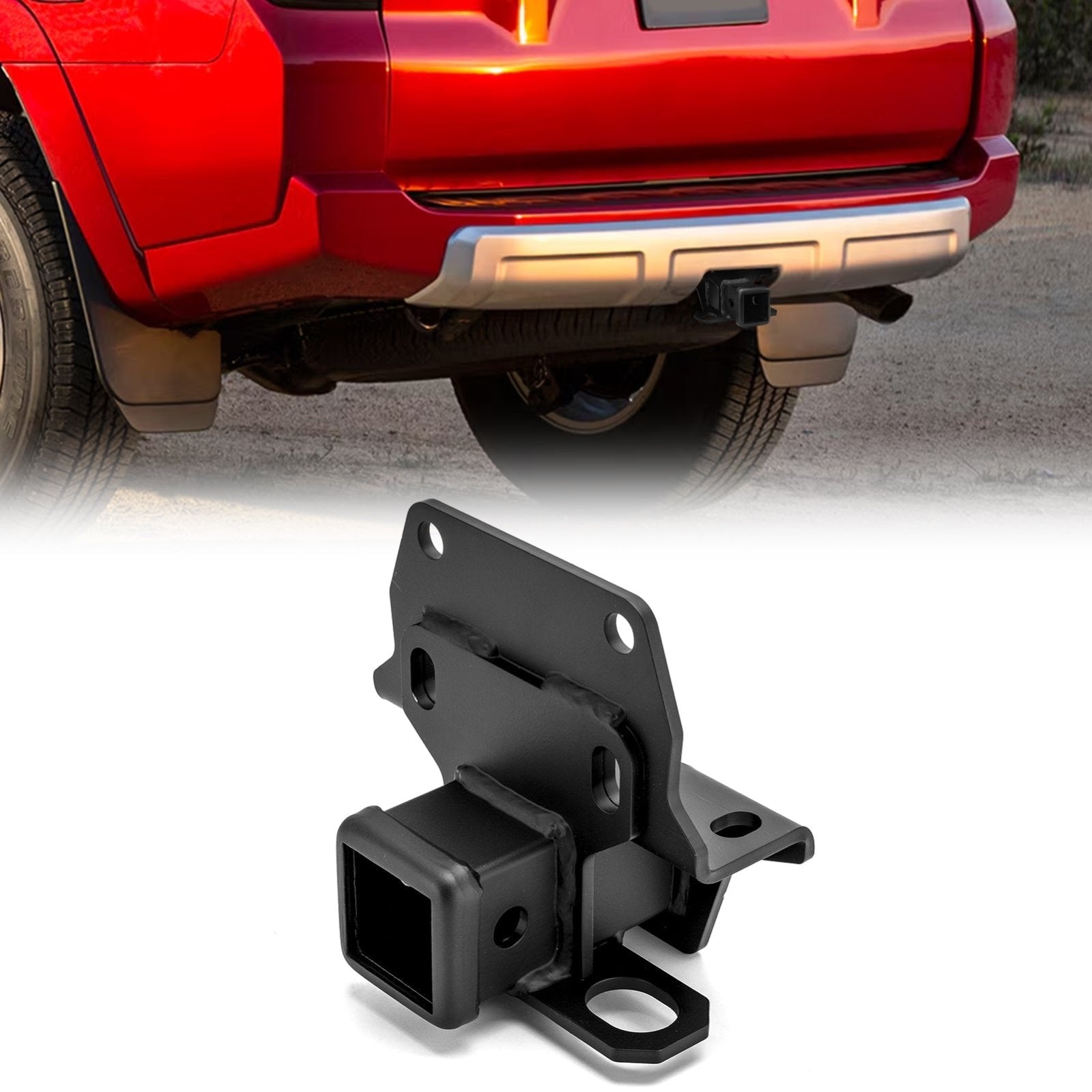 Seized Rear Trailer 2003-2024 Toyota 4runner Heavy-Duty Steel Rear Trailer Hitch 2
