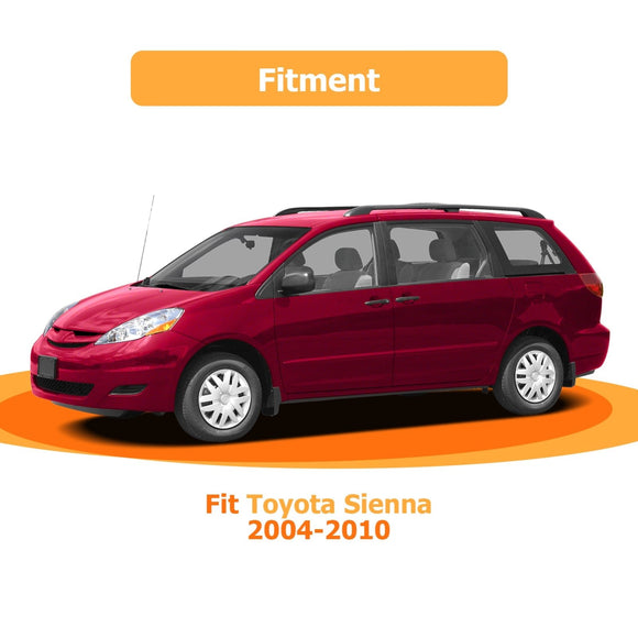 2004 - 2010 Toyota 2nd Gen Sienna Van Plug & Play 4 - Pin Trailer Wiring Harness - WeiSen - 70206031