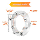 2005 - 2011 Polaris Sportsman 600/700/800 4x4 2Pcs 6061 Aluminum 1.0 inch Wheel Spacer Adapter - WeiSen - 80403001