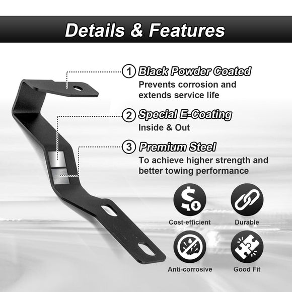 2005 - 2015 Toyota Tacoma White&Amber Strobe 3.5 Inch LED Hood Hinge Ditch Light Pods w/ Wiring Harness Kit - WeiSen - 70104006+70201013