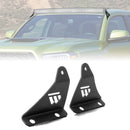 2005 - 2023 Toyota Tacoma Upper Windshield Heavy - Duty Steel 52" Curved Light Bar Mounting Brackets - WeiSen - 70101047