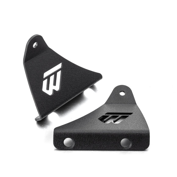 2005 - 2023 Toyota Tacoma Upper Windshield Heavy - Duty Steel 52" Curved Light Bar Mounting Brackets - WeiSen - 70101047