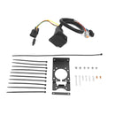 2005 - 2025 2nd & 3rd Gen Nissan Frontier 4 - Pin to 7 - Way RV Blade and 4 - Way Flat Trailer Wiring Adapter - WeiSen - 70206074