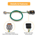 2005 - 2025 2nd 3rd Gen Nissan Frontier 4 - Pin Trailer Hitch Tow Wiring Harness - WeiSen - 70206053