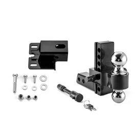 2005+ Polaris Sportsman 400 450 500 570 600 700 800Hawkeye 325 400 Rear Trailer Hitch Ball Mount Receiver Kit - WeiSen - 80107020+70304025