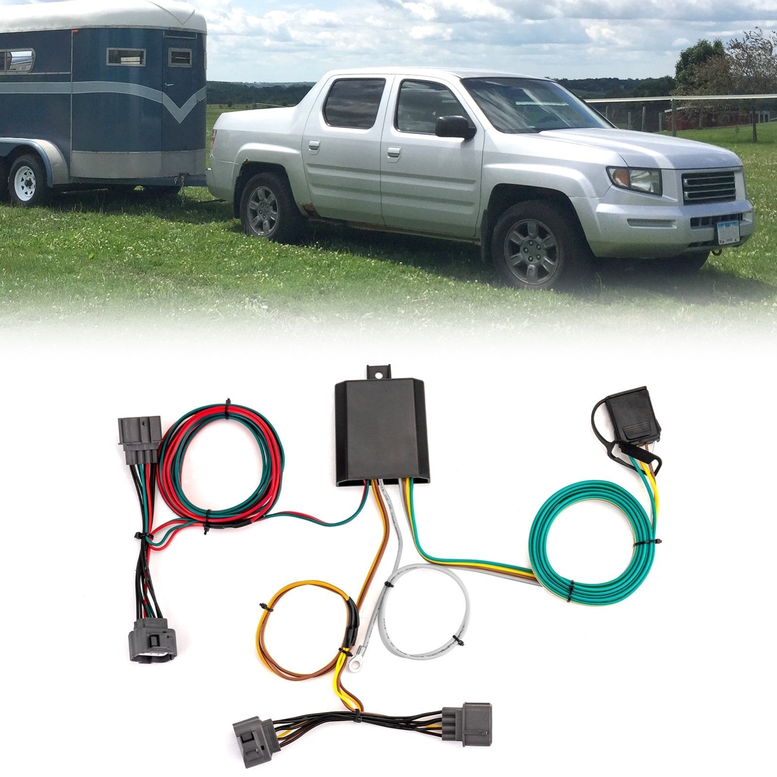 2006 - 2014 Honda Ridgeline Plug&Play Vehicle - Side 4 - Pin Trailer Wiring Harness Kit - Weisen