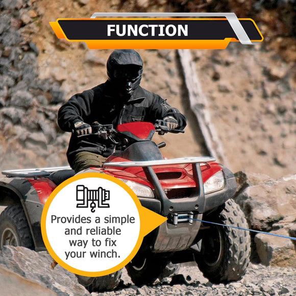 2006 - 2022 Honda TRX680 Rincon (FA/FGA) No Drill Heavy - Duty Steel Winch Mounting Bracket - WeiSen - 80106037