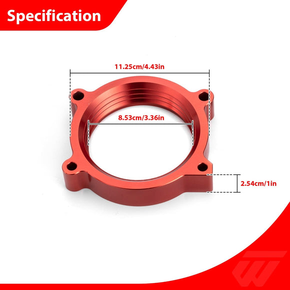 2007 - 2013 Chevrado Silverado 1500 /Tahoe/Avalanche/Suburban Heavy Duty 6061 Aluminum Throttle Body Spacer Kit - WeiSen - 70508004