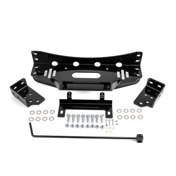 2007 - 2013 GMC Sierra Chevy Silverado 1500 Winch Mounting Plate | Heavy - Duty Steel - WeiSen - 70109007