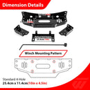 2007 - 2013 GMC Sierra Chevy Silverado 1500 Winch Mounting Plate | Heavy - Duty Steel - WeiSen - 70109007