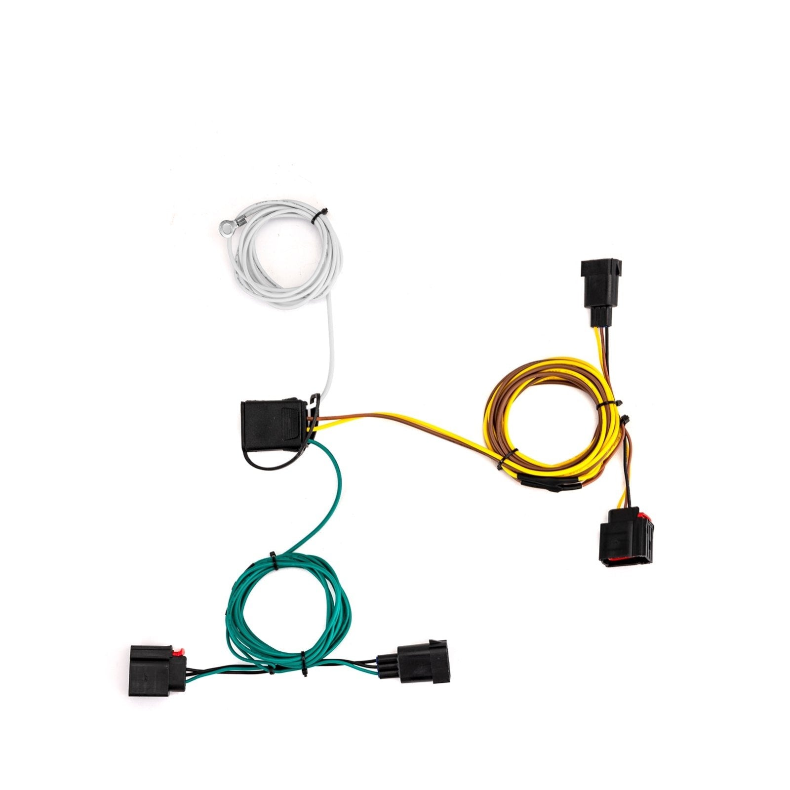 2007 - 2013 Jeep Grand Cherokee 4 - Way Flat Output 4 - Pin Trailer Hitch Tow Wiring Harness - Weisen