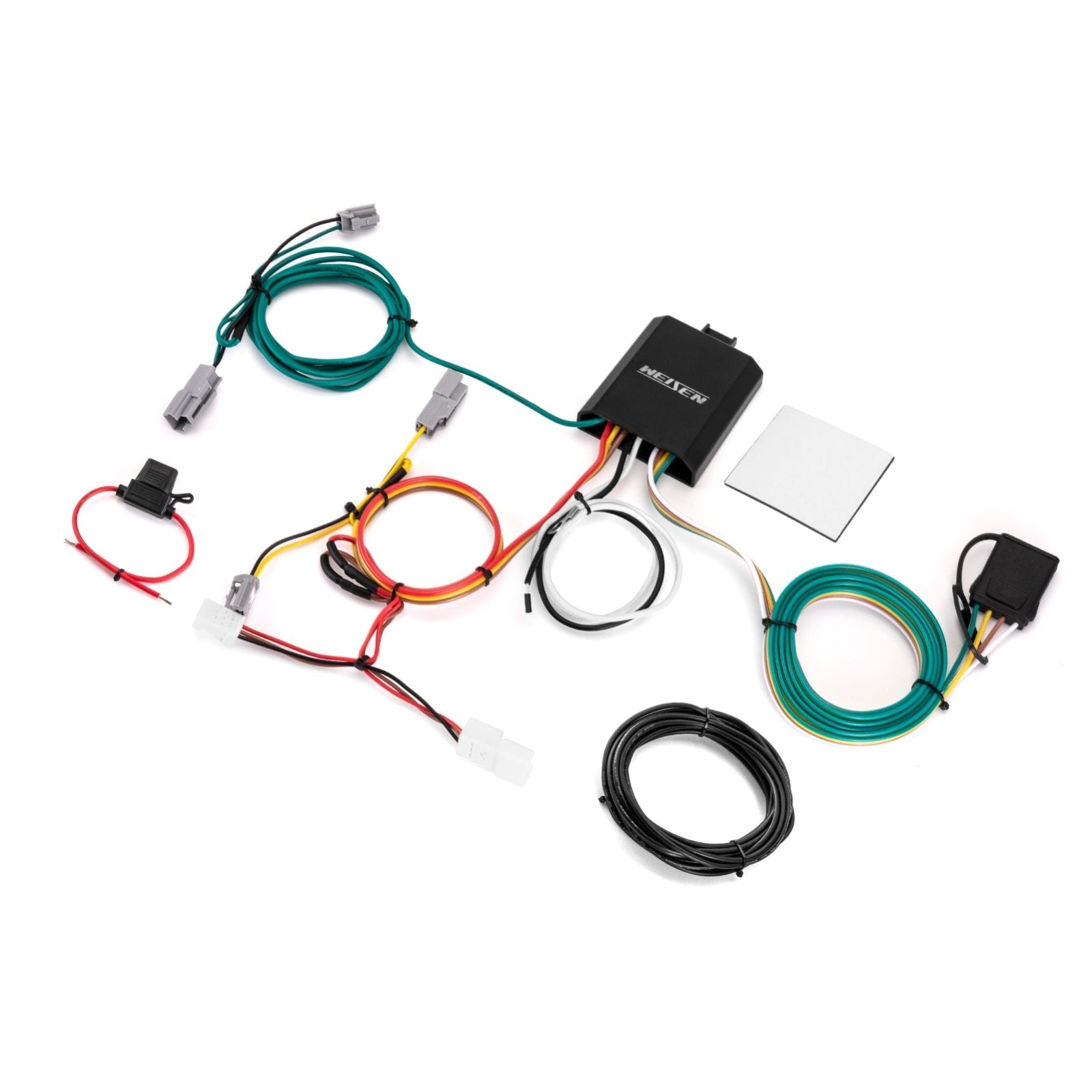 2007 - 2014 Toyota FJ Cruiser Plug&Play Vehicle - Side 4 - WAY FLAT OUTPUT Trailer Wiring Harness - Weisen