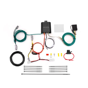 2007 - 2014 Toyota FJ Cruiser Plug&Play Vehicle - Side 4 - WAY FLAT OUTPUT Trailer Wiring Harness - WeiSen - 70206071