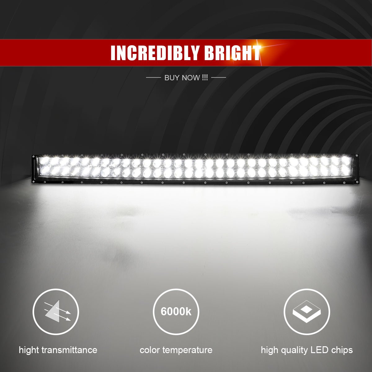2007 - 2014 Toyota FJ Cruiser Roof 50" 288W Curved LED Light Bar Bracket Mount Kit - WeiSen - 70101036+70202010+70203004