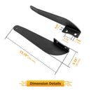 2007 - 2014 Toyota FJ Cruiser Roof 52" 300W Curved LED Light Bar Bracket Mount Kit - WeiSen - 70101036+70202012+70203004