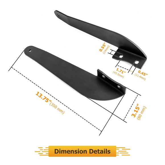 2007 - 2014 Toyota FJ Cruiser Roof 52" 300W Curved LED Light Bar Bracket Mount Kit - WeiSen - 70101036+70202012+70203004