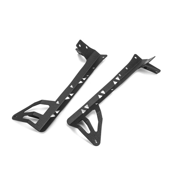 2007 - 2017 Wrangler JK Heavy Duty Steel Over - Windshield Pillar Light Bar Mount Bracket for 52" Light Bar & Light Pod - WeiSen - 70101046
