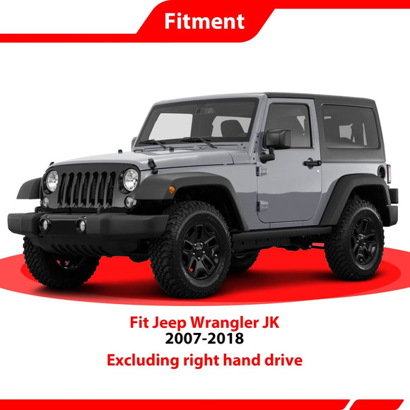 2007 - 2018 Jeep Wrangler JK Plug & Play Connector Towed - Vehicle RV Trailer Wiring Harness - WeiSen - 70206082