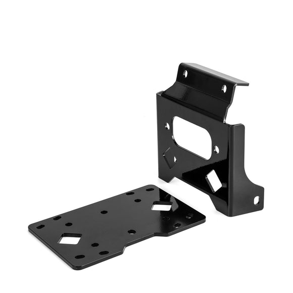 2007 - 2025 Recon TRX250 (TE*TM) ATV No Drill Steel Winch Mounting Bracket Plate - WeiSen - 80106045