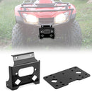 2007 - 2025 Recon TRX250 (TE*TM) ATV No Drill Steel Winch Mounting Bracket Plate - WeiSen - 80106045