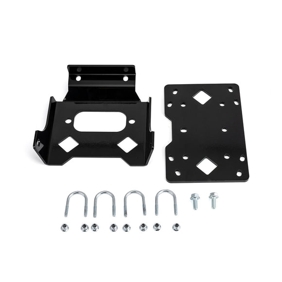 2007 - 2025 Recon TRX250 (TE*TM) ATV No Drill Steel Winch Mounting Bracket Plate - WeiSen - 80106045