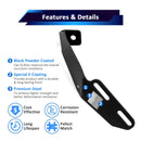 2008 - 2011 3RD GEN SUBARU IMPREZA/WRX/STI Hood Hinge 3" White & Amber Strobe LED Ditch Light Pod Kit - WeiSen - 70104053+70201007