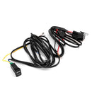 2008+ Toyota Tundra RAV4 Sequoia LED Light Bar Wiring Harness Push Button Switch Kit - WeiSen - 70203022