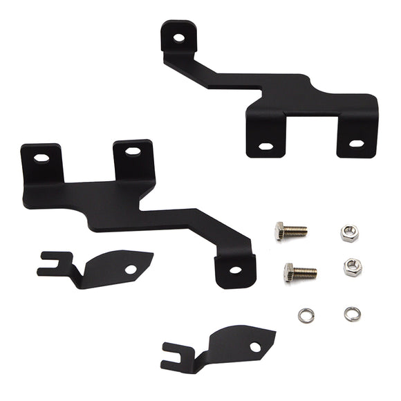 2009 - 2014 Ford F150 SVT Raptor LED Fog Light Side Hood Hinge Brackets Mounts - WeiSen - ZT101