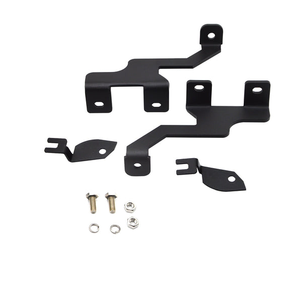 2009 - 2014 Ford F150 SVT Raptor LED Fog Light Side Hood Hinge Brackets Mounts - WeiSen - ZT101