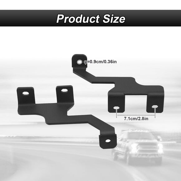 2009 - 2014 Ford F150 SVT Raptor LED Fog Light Side Hood Hinge Brackets Mounts - WeiSen - ZT101