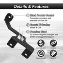 2009 - 2014 Ford F150 SVT Raptor LED Fog Light Side Hood Hinge Brackets Mounts - WeiSen - ZT101