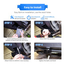 2009 - 2017 Volkswagen 1st Gen Tiguan 2" Rear Trailer Hitch & Adjustable Trailer Hitch Ball Mount - WeiSen - 70108010+70304025