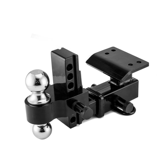 2009 - 2017 Volkswagen 1st Gen Tiguan 2" Rear Trailer Hitch & Adjustable Trailer Hitch Ball Mount - WeiSen - 70108010+70304025