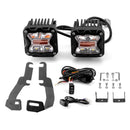 2009 - 2024 Toyota 4Runner & 2007 - 2021 Toyota Tundra 3" Amber White Strobe Ditch Light Kit - WeiSen - 70104003+70201007