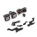 2010 - 2014 Ford F150 SVT Raptor / F - 150 White & Amber Strobe 3" LED Ditch Light Pods With Wiring Harness Ki - WeiSen - 70104011+70201007