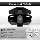 2010 - 2018 Dodge Ram 1500 Rear Class 3 Trailer Hitch 2" Receiver with 7 - Pin Trailer Wiring Harness Kit - WeiSen - 70108006+70206039