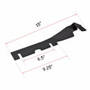 2010 - 2018 DODGE RAM 1500/2500/3500 Hood Hinge 3" White & Amber Strobe LED Ditch Light Pod Kit - WeiSen - 70104008+70201007