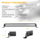 2010 - 2019 Dodge RAM 2500 3500 4500 Bumper 32" Curved LED Light Bar Tow Hook Brackets - WeiSen - 70102006+LED008+WI001 - A