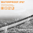 2010 - 2019 Dodge RAM 2500 3500 4500 Bumper 32" Curved LED Light Bar Tow Hook Brackets - WeiSen - 70102006+LED008+WI001 - A