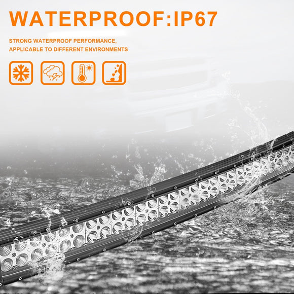 2010 - 2019 Dodge RAM 2500 3500 4500 Bumper 32" Curved LED Light Bar Tow Hook Brackets - WeiSen - 70102006+LED008+WI001 - A