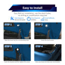 2010 - 2023 2nd Gen Lexus GX 460 Hood Hinge 3" White & Amber Strobe LED Ditch Light Pod Kit - WeiSen - 70104047+70201007