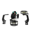 2010 - 2023 Lexus GX 460 White&Amber Strobe 3.5 Inch LED Hood Hinge Ditch Light Pods w/ Wiring Harness Kit - WeiSen - 70104047+70201013