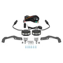 2010 - 2024 Toyota 4Runner White&Amber Strobe 3.5 Inch LED Light Pods w/ Wiring Harness Kit - WeiSen - 70104004+70201013